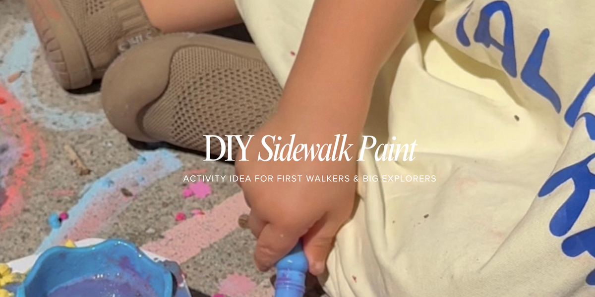 Little SOHLS DIY Sidewalk Paint