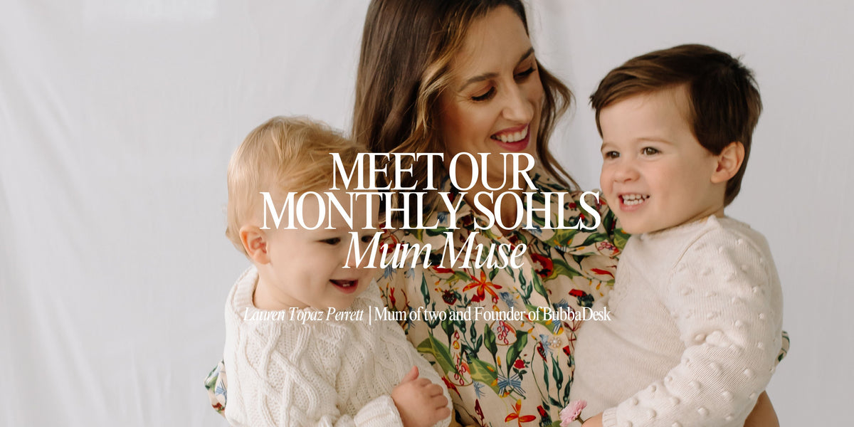 Chat with Lauren Topaz Perrett, mother of two and founder of BubbaDesk