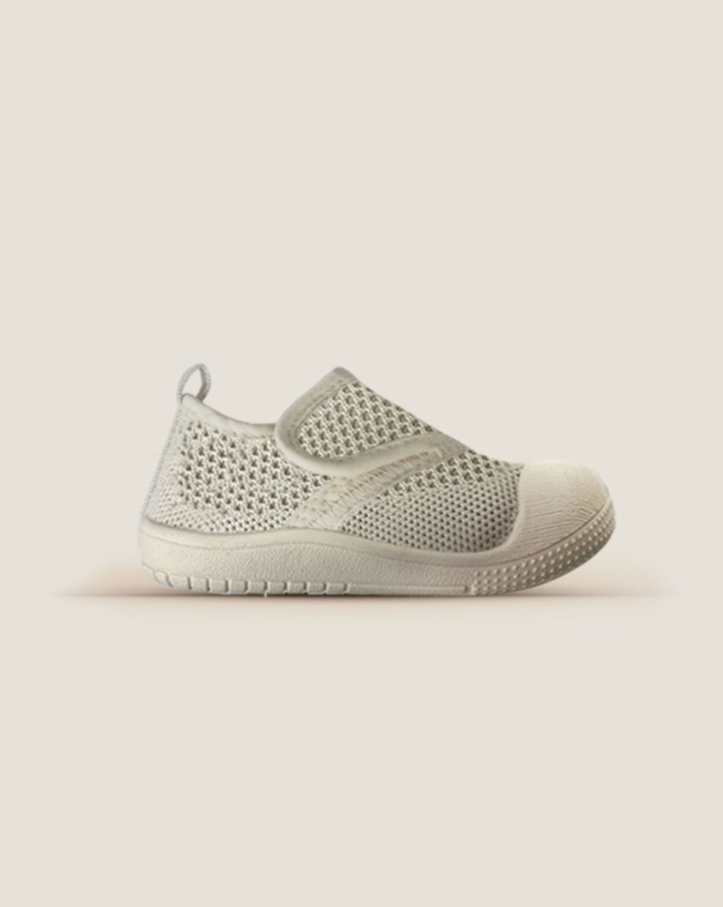 SOHLS® Active Velcro Toddler Shoe – Ivory Dune