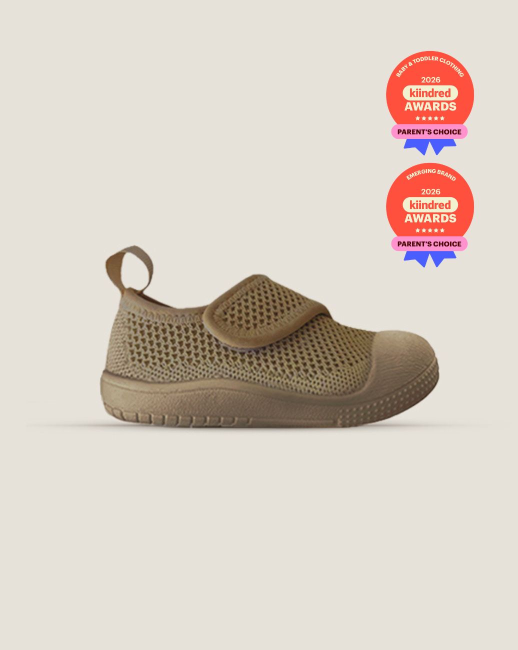 SOHLS® Velcro MOVE Toddler Shoe – Earthstone Brown