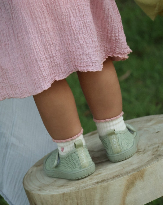 SOHLS® Velcro MOVE Toddler Shoe – Mist Green