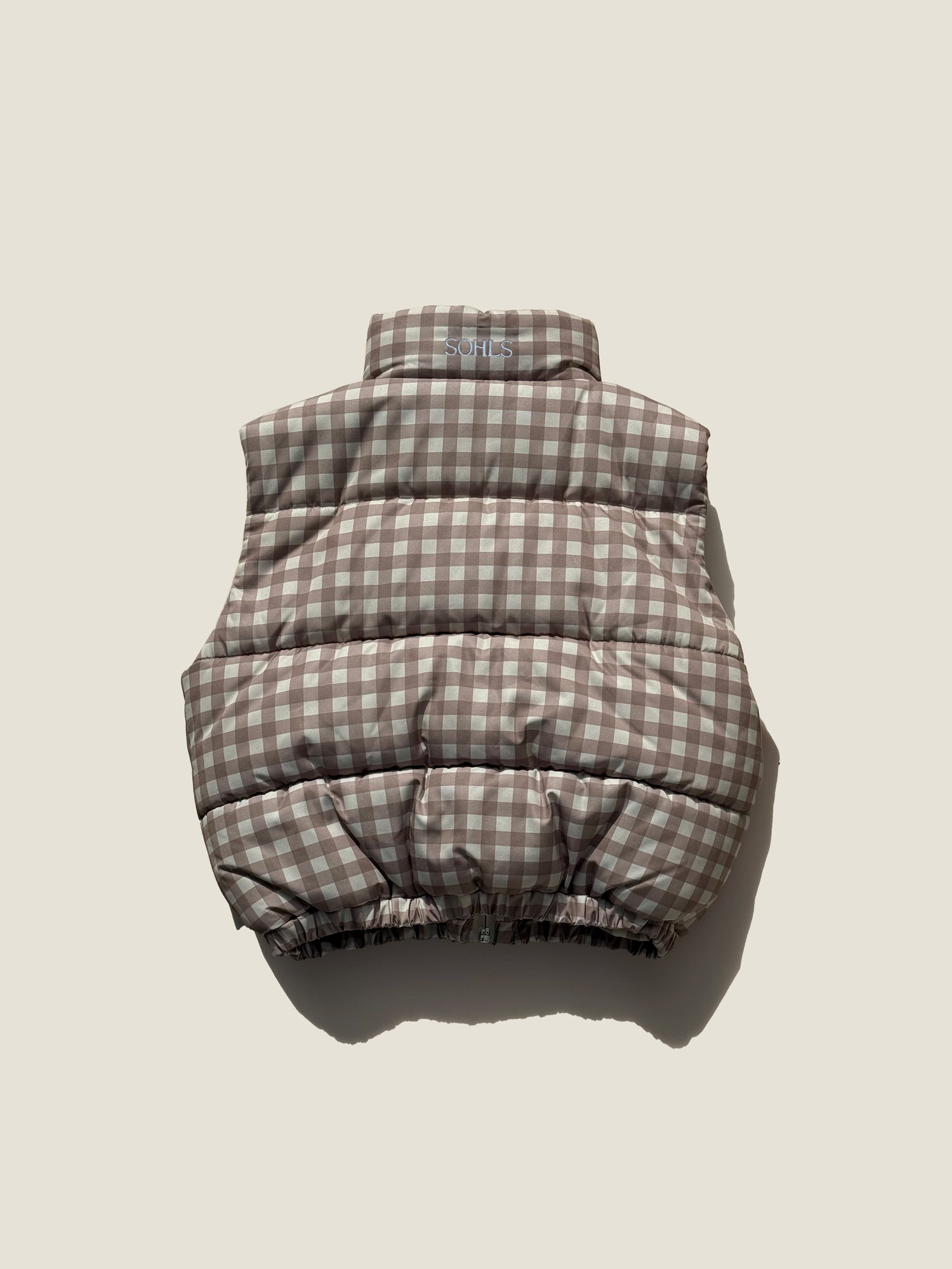 Neutral Gingham Children&