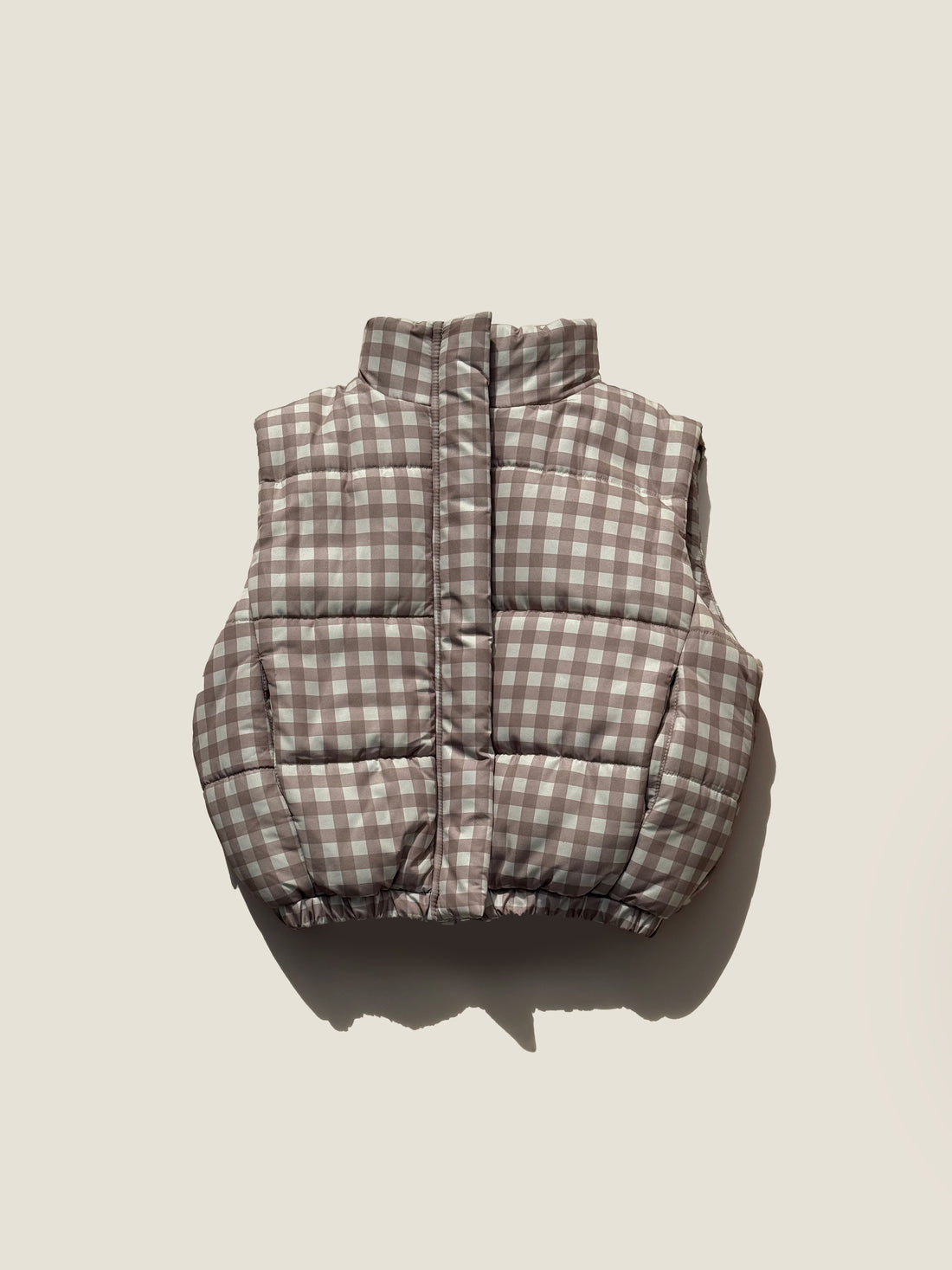 Neutral Gingham Children&