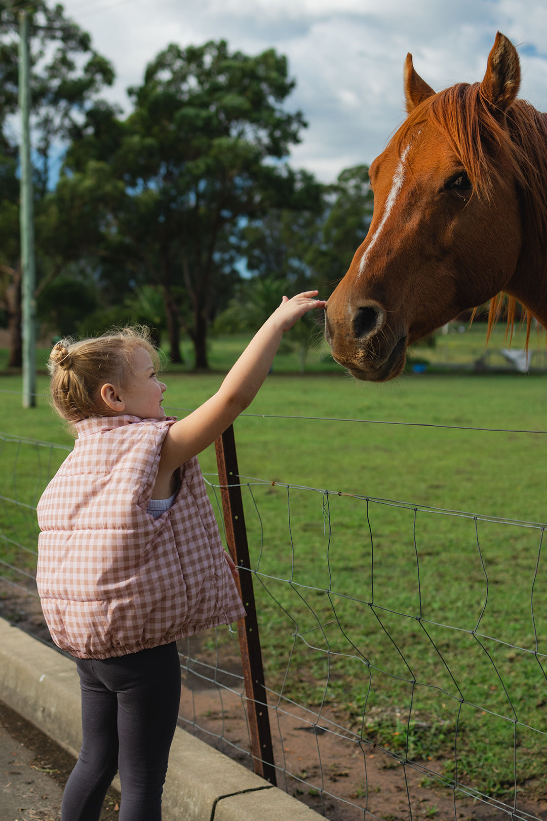 Pink Chocolate Gingham Children&