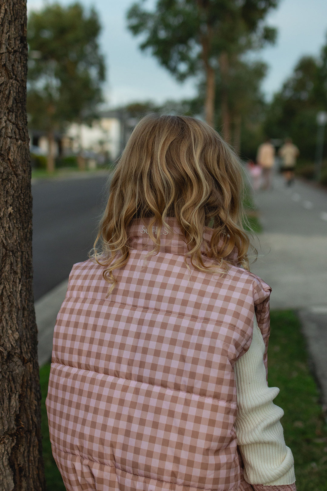 Pink Chocolate Gingham Children&