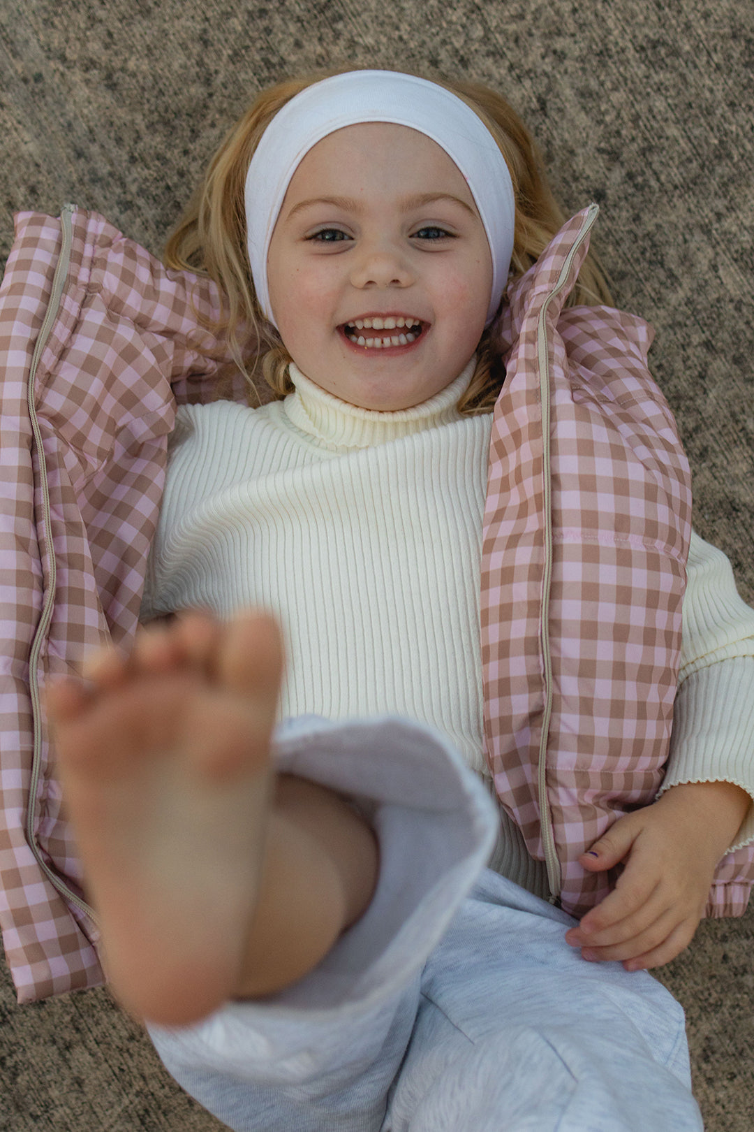 Pink Chocolate Gingham Children&