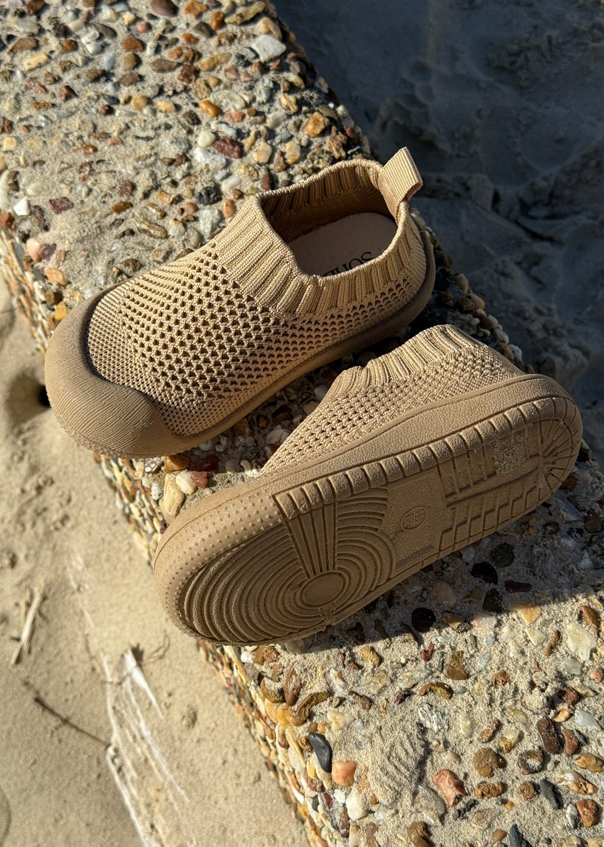 SOHLS® Slip-on Toddler Shoe – Sandstone Brown