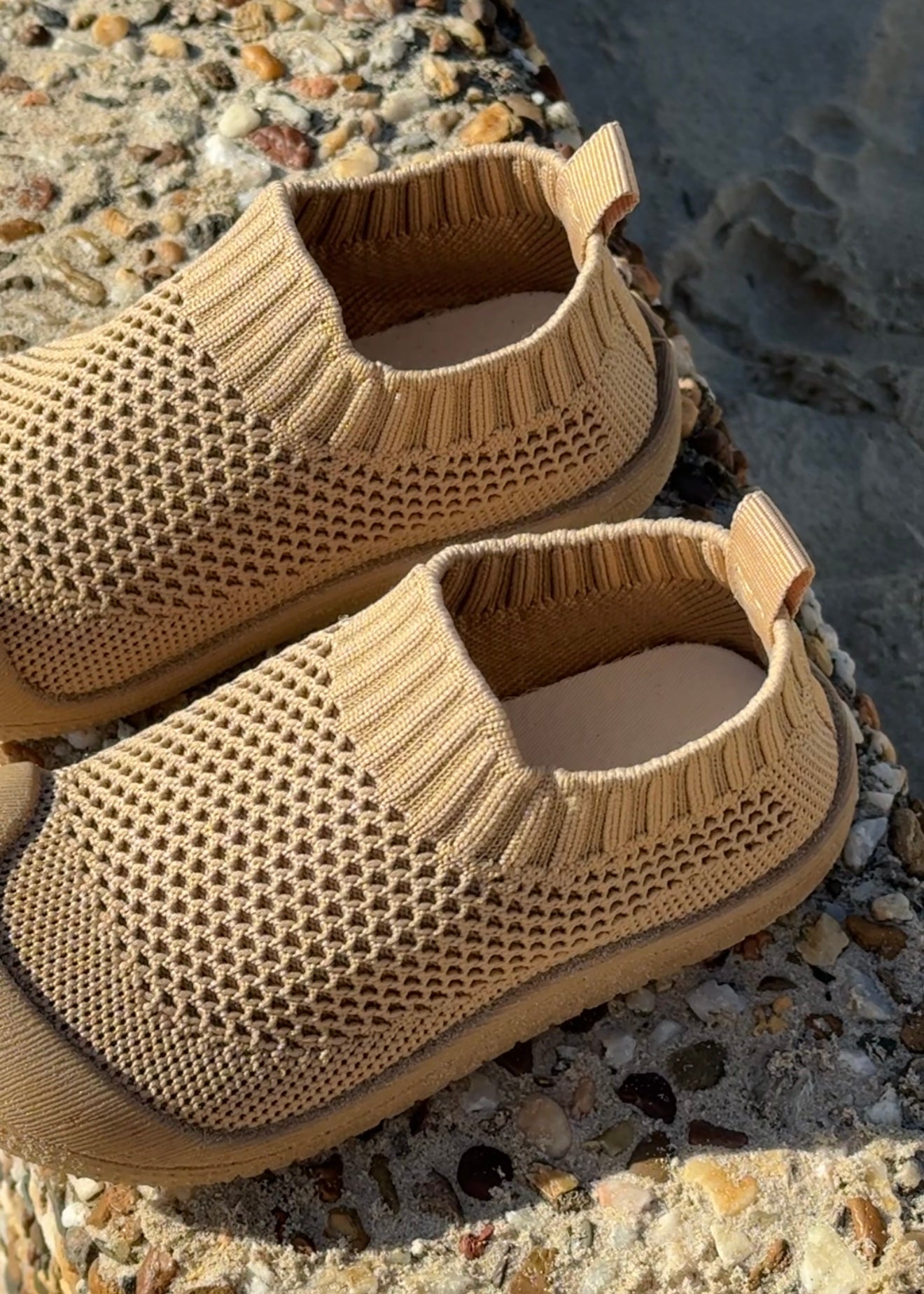 SOHLS® Slip-on Toddler Shoe – Sandstone Brown