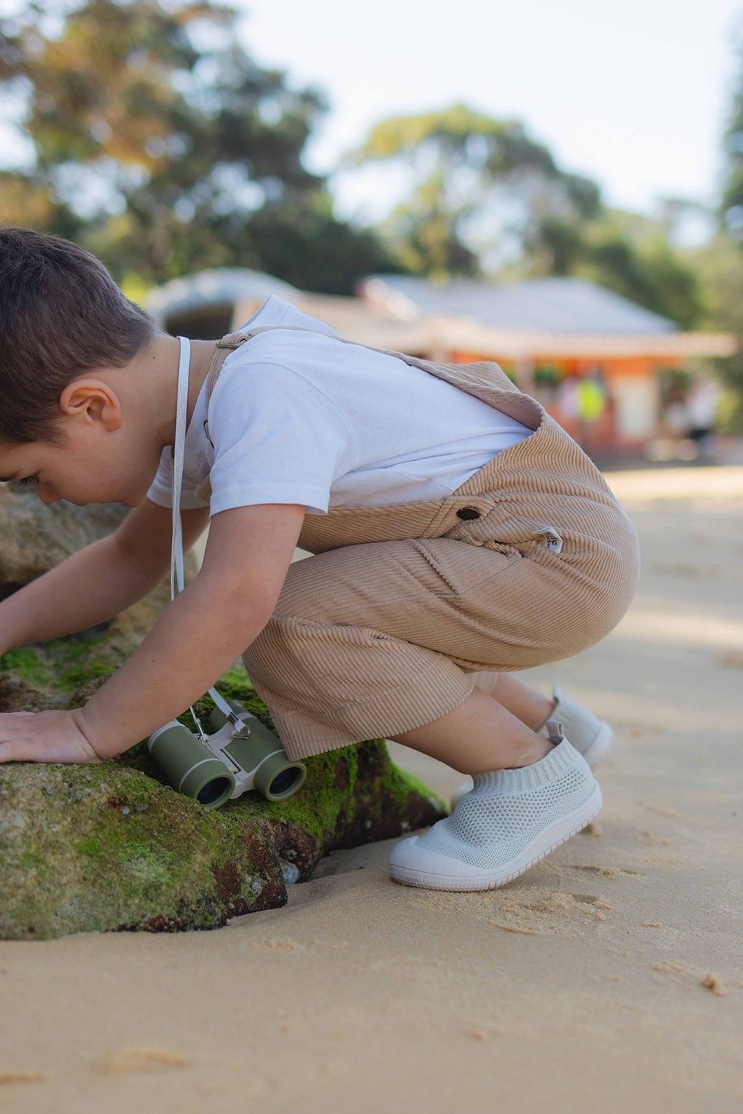 SOHLS® Slip-on Toddler Shoe – Ivory Dune