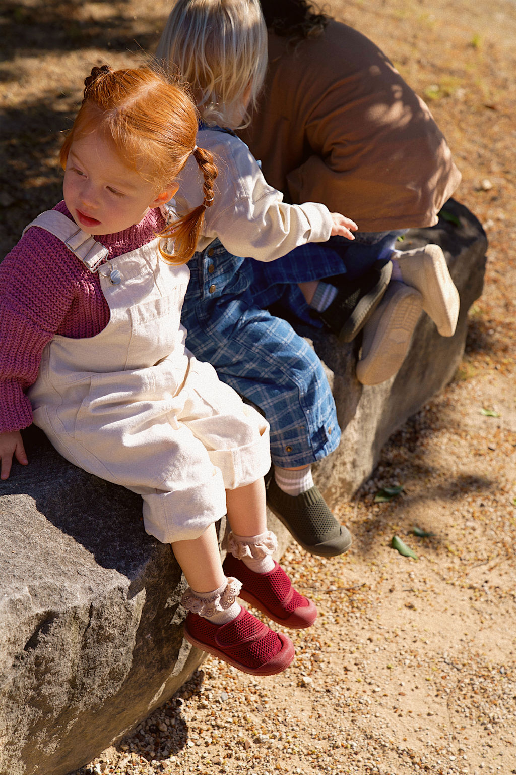 SOHLS® Active Velcro Toddler Shoe – Burgundy (Limited Edition)
