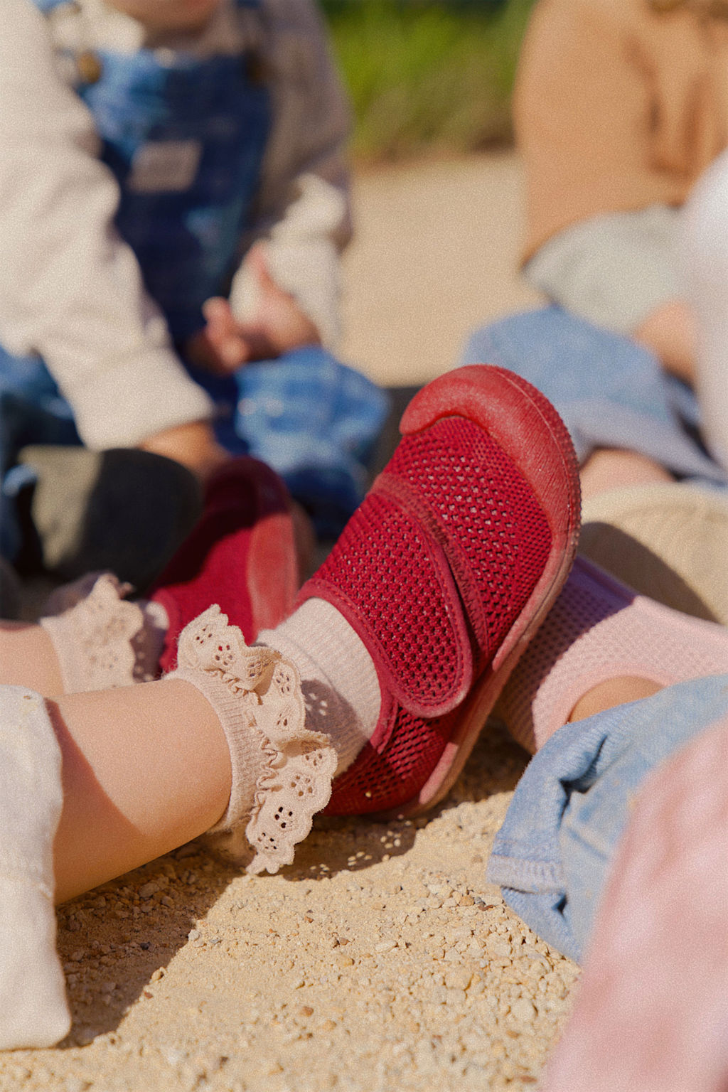 SOHLS® Active Velcro Toddler Shoe – Burgundy (Limited Edition)