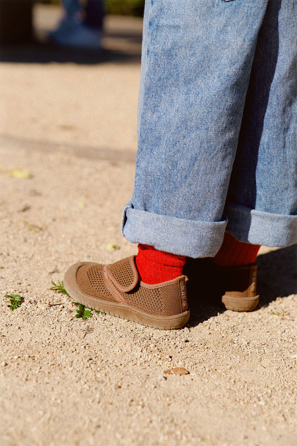 SOHLS® Active Velcro Toddler Shoe – Mudstone Brown