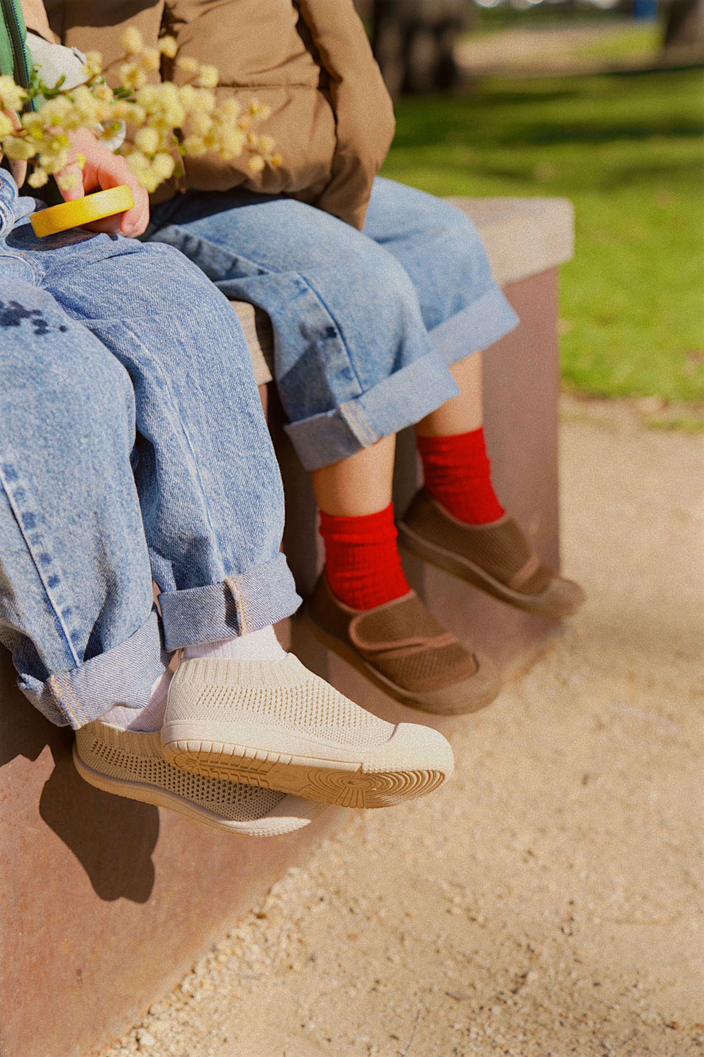 SOHLS® Slip-on Toddler Shoe – Ivory Dune