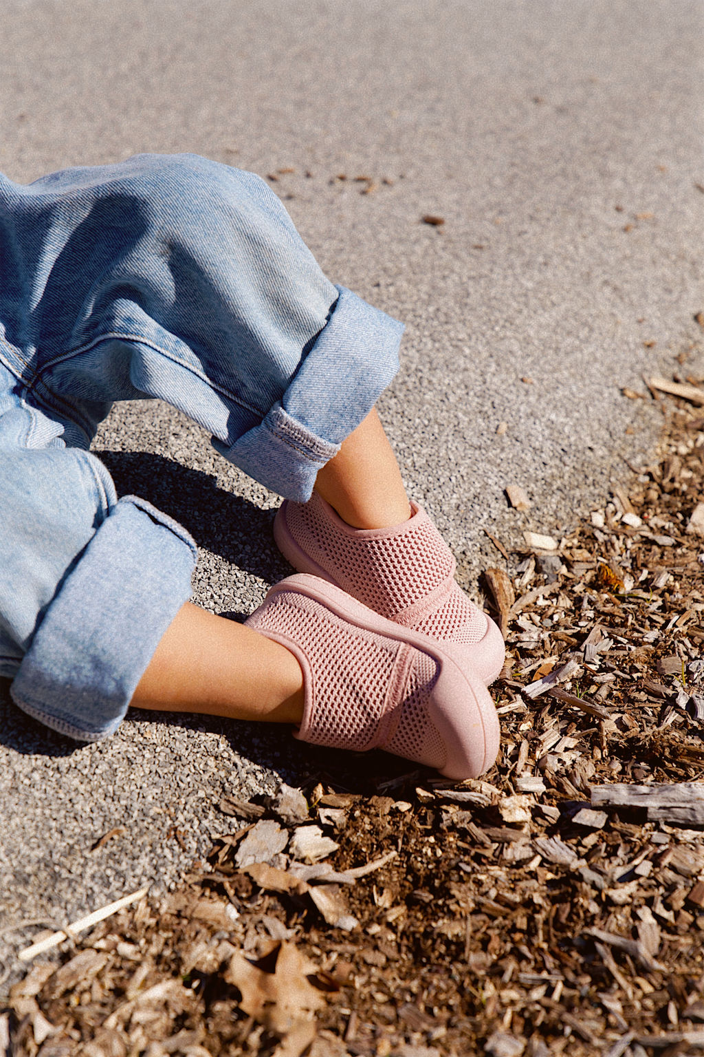 SOHLS® Active Velcro Toddler Shoe – Dusty Rose