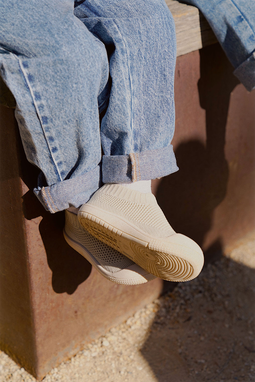 SOHLS® Slip-on Toddler Shoe – Ivory Dune