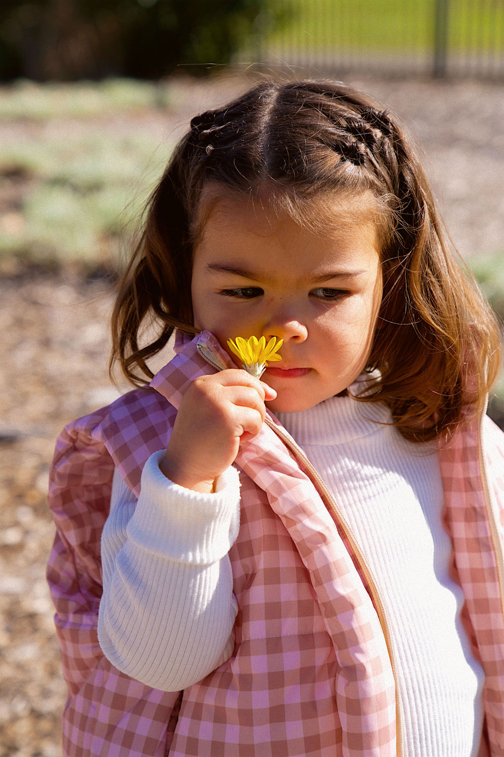 Pink Chocolate Gingham Children&