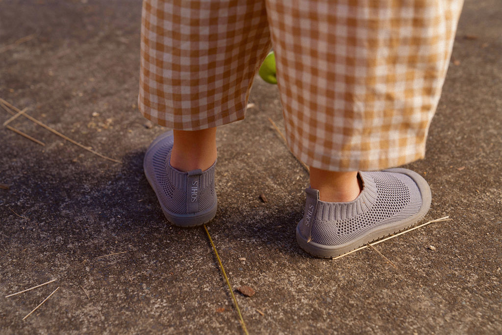 SOHLS® Slip-on Toddler Shoe – Slate Grey