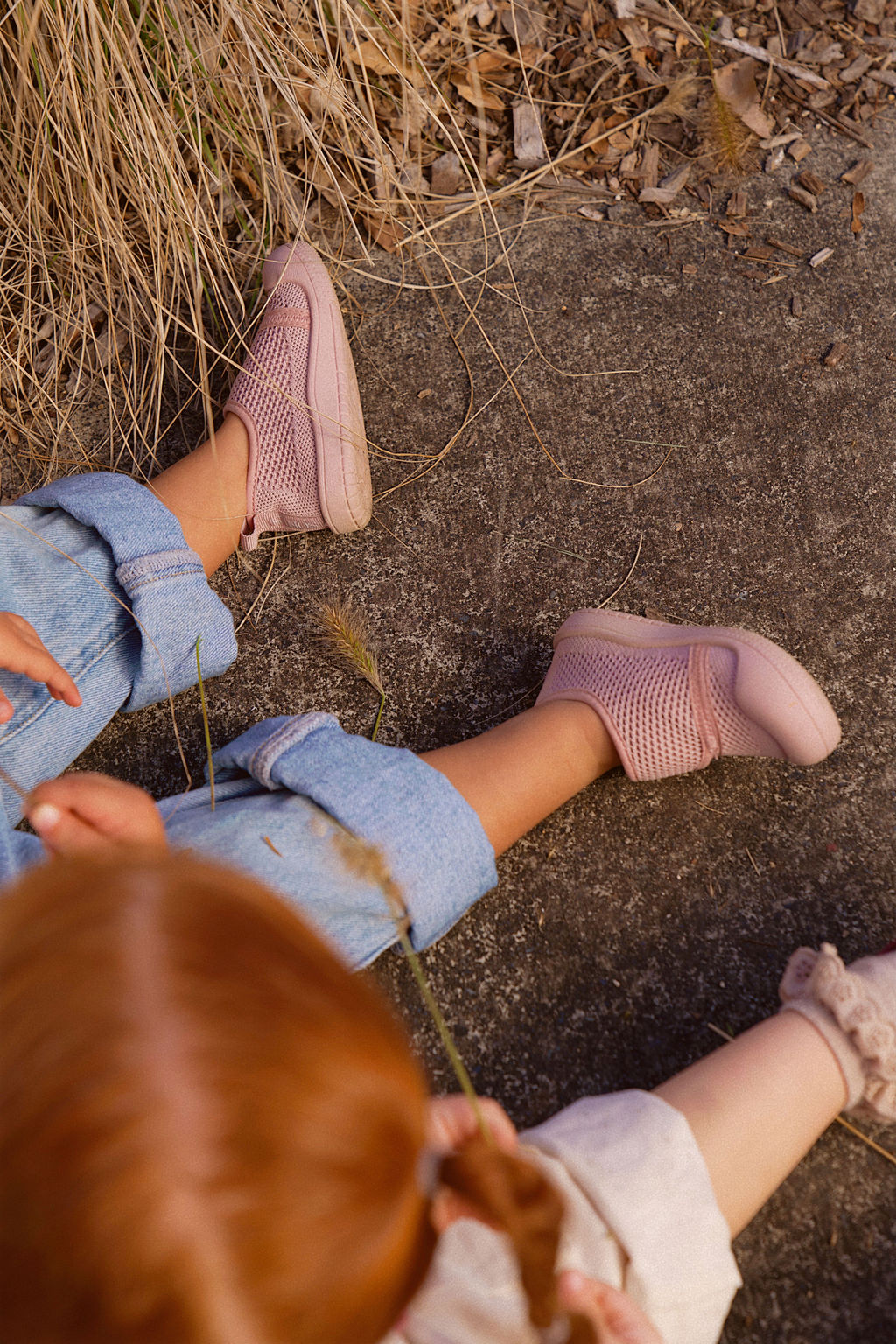 SOHLS® Active Velcro Toddler Shoe – Dusty Rose