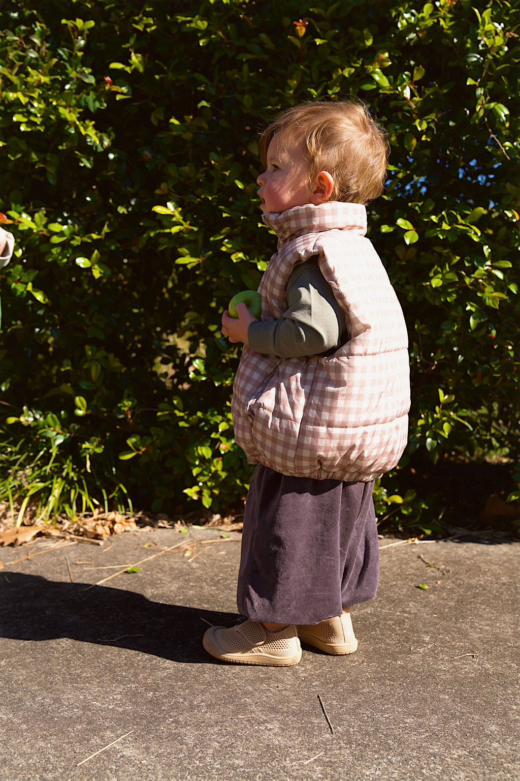 Neutral Gingham Children&