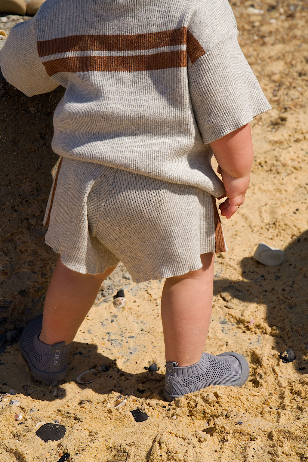 SOHLS® Slip-on Toddler Shoe – Slate Grey