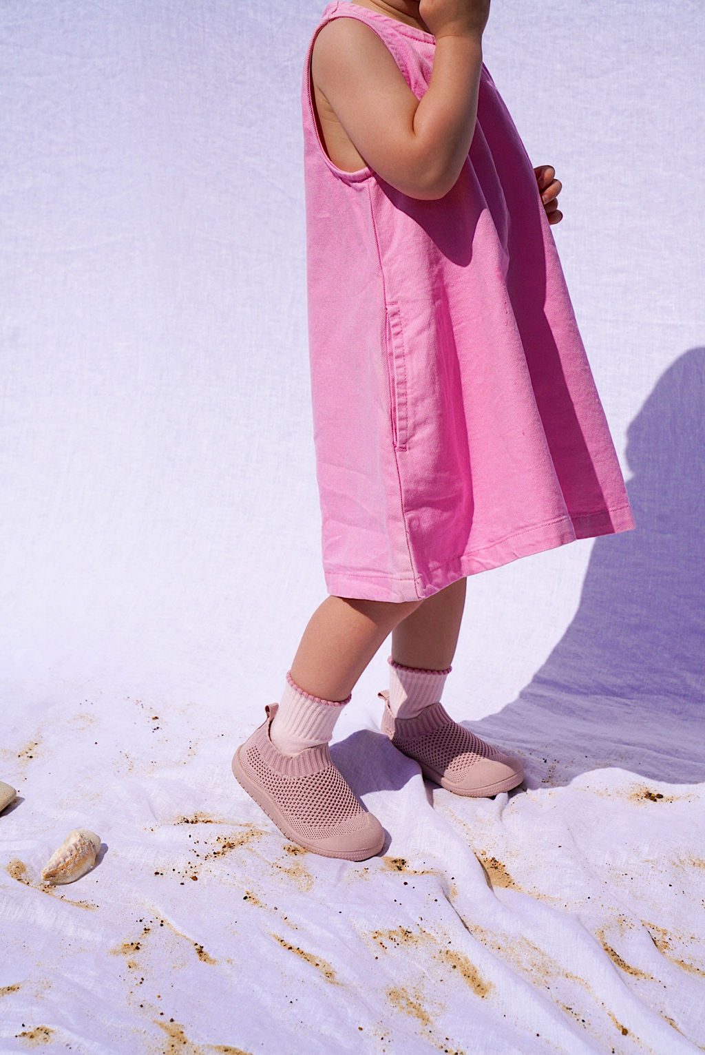 SOHLS® Slip-on Toddler Shoe – Dusty Rose