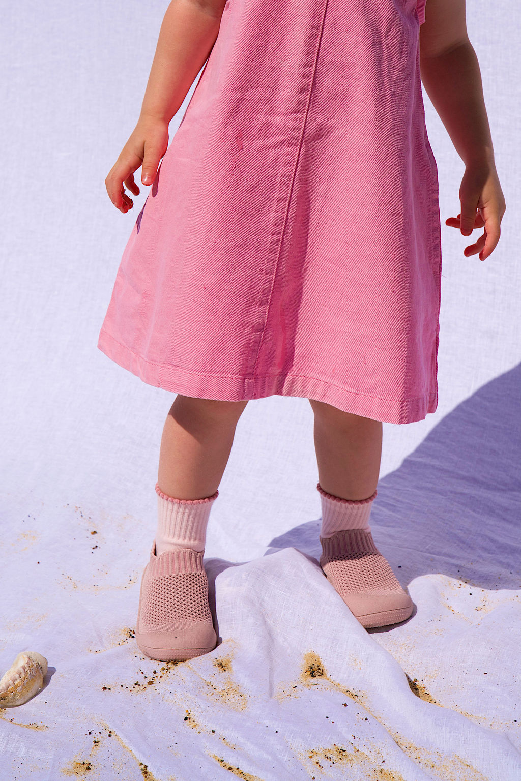 SOHLS® Slip-on Toddler Shoe – Dusty Rose