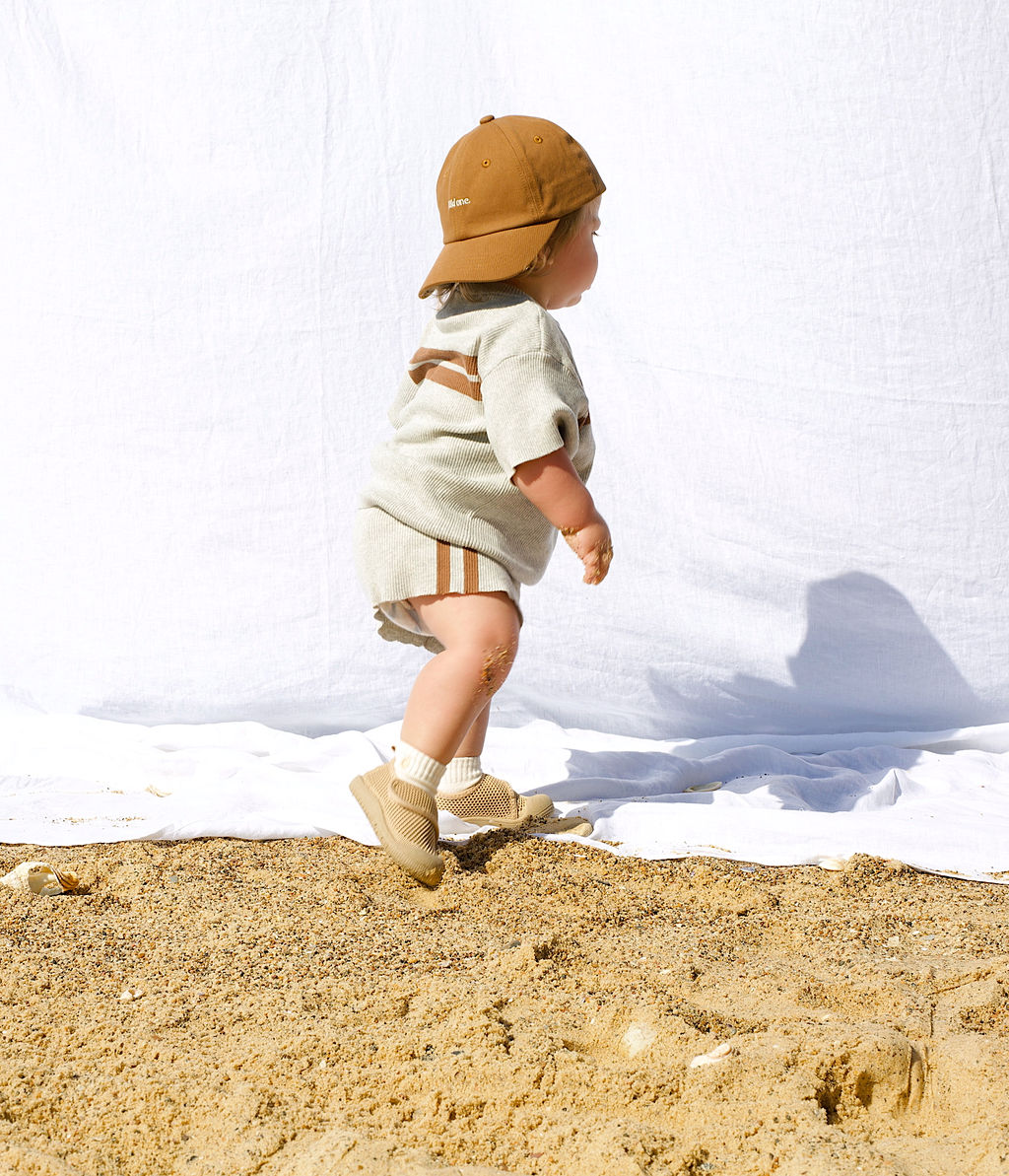 SOHLS® Velcro MOVE Toddler Shoe – Sandstone Brown