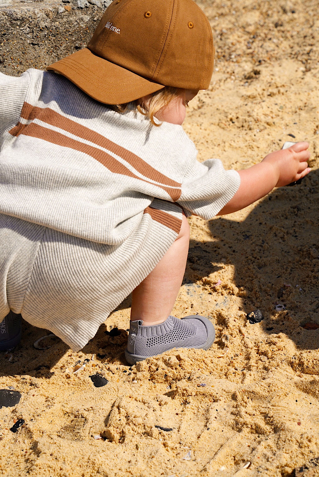 SOHLS® Slip-on Toddler Shoe – Slate Grey