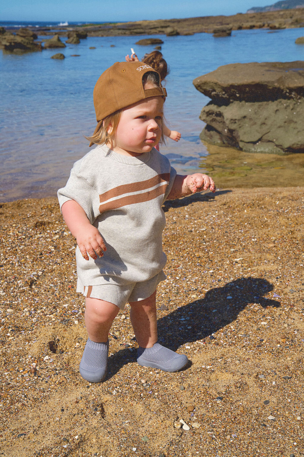 SOHLS® Slip-on Toddler Shoe – Slate Grey