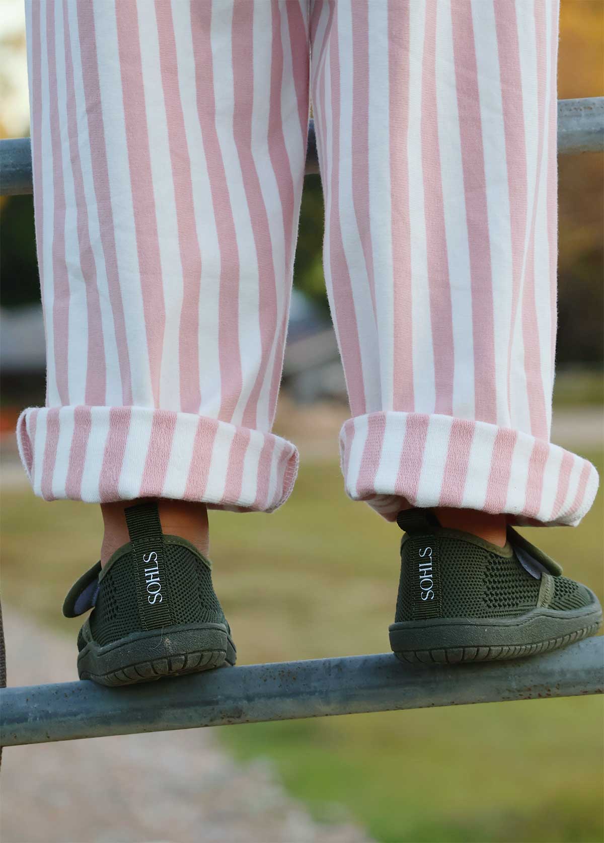 SOHLS® Active Velcro Toddler Shoe – Khaki Green (Limited Edition)