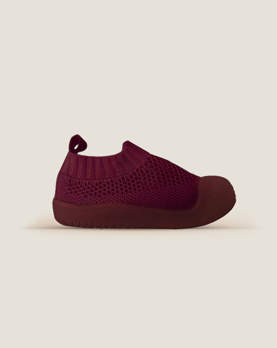 SOHLS® Slip-on Toddler Shoe – Burgundy (Limited Edition)