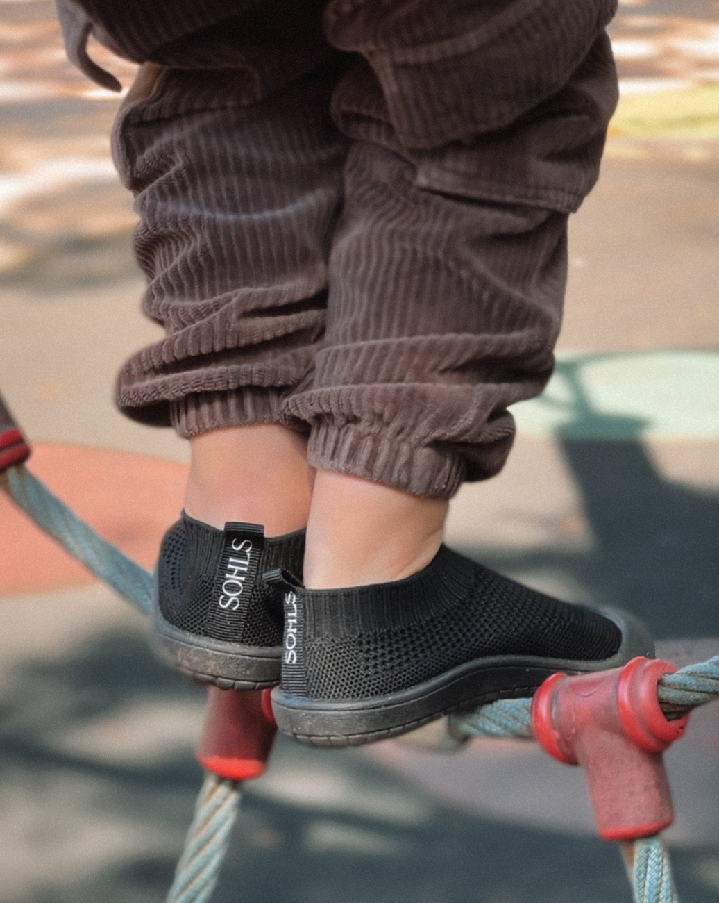 SOHLS® Slip-on Toddler Shoe – Onyx Black