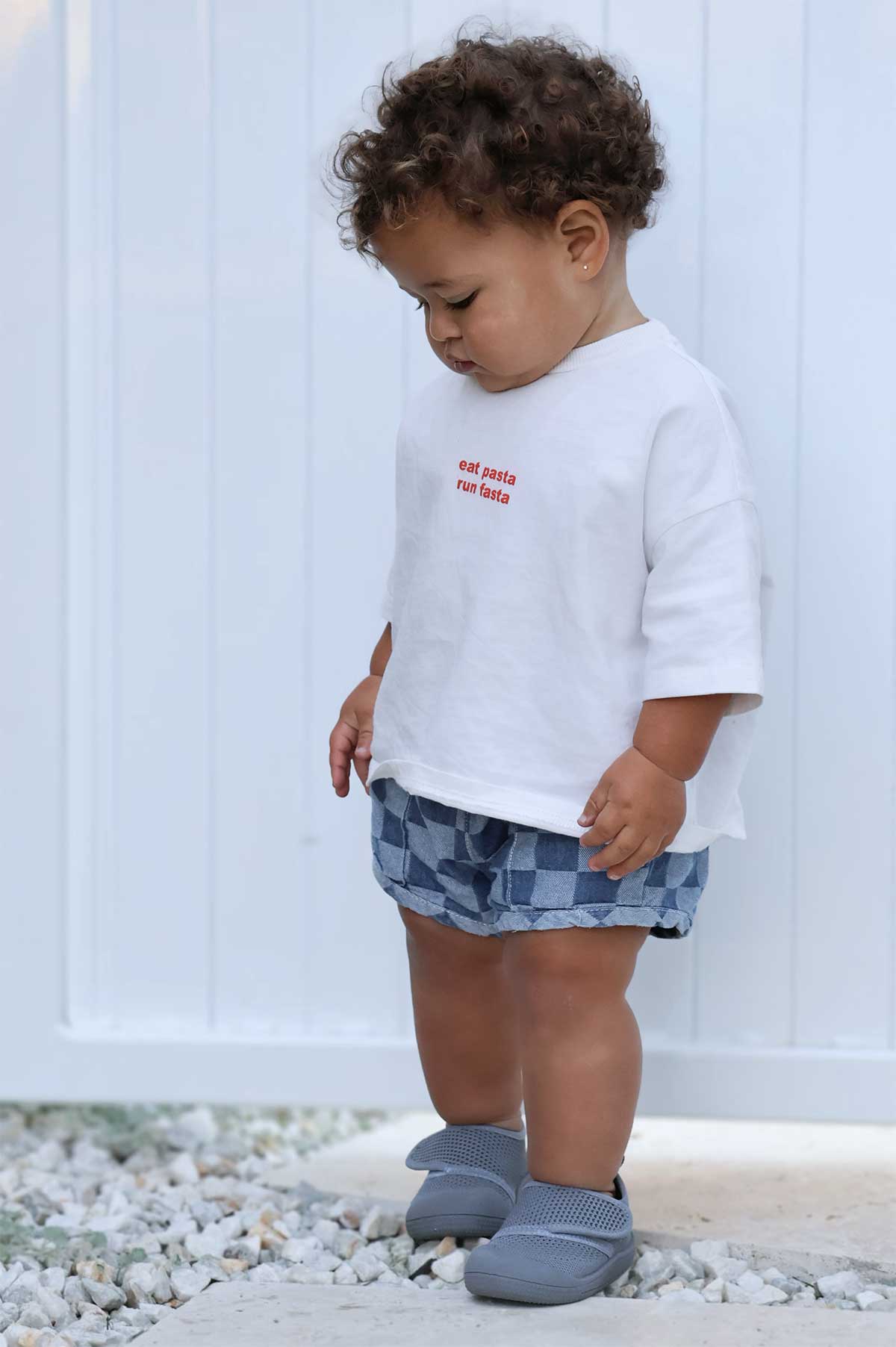 SOHLS® Active Velcro Toddler Shoe – Slate Grey