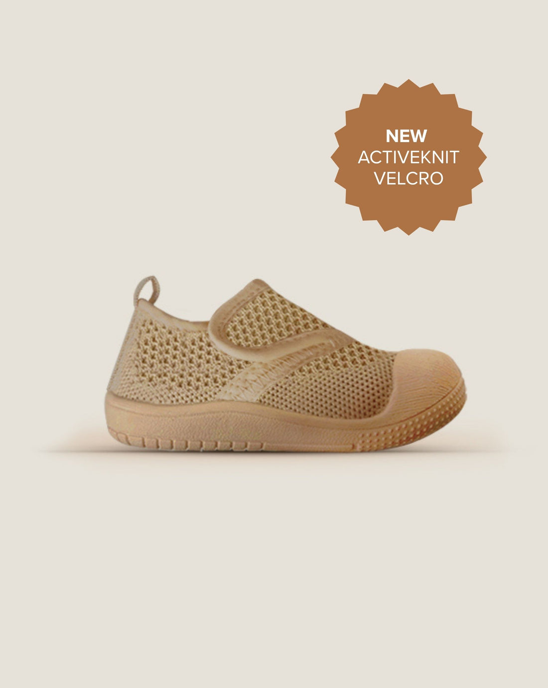 SOHLS® Active Velcro Toddler Shoe – Sandstone Brown