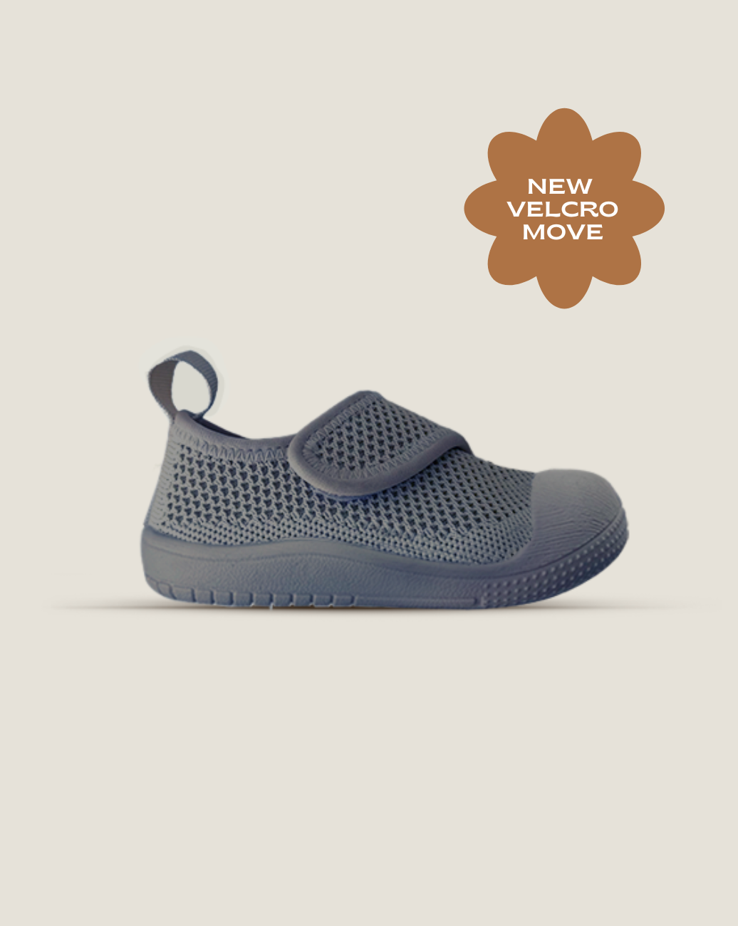 SOHLS® Velcro MOVE Toddler Shoe – Slate Grey