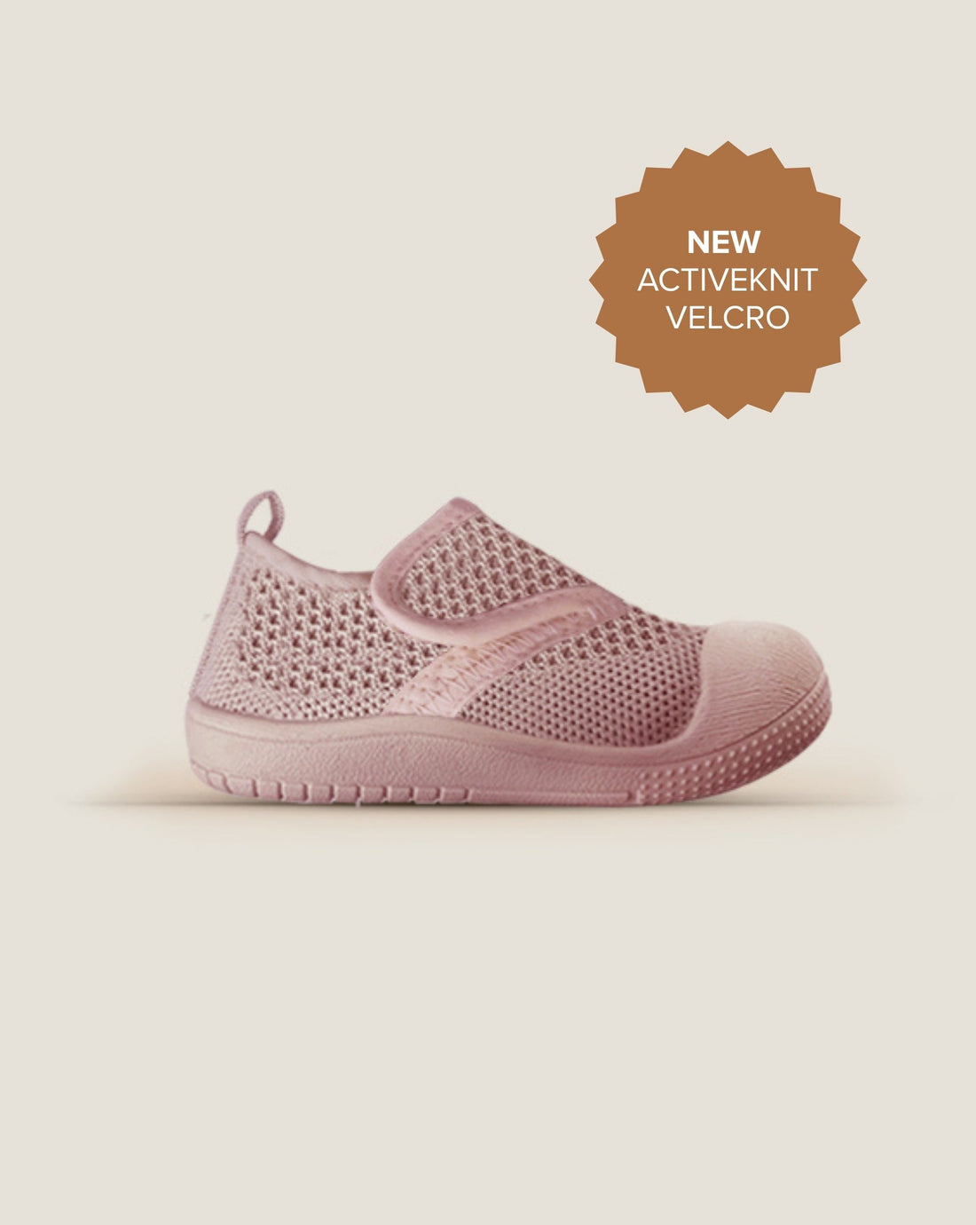 SOHLS® Active Velcro Toddler Shoe – Dusty Rose