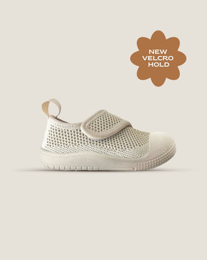 SOHLS® Velcro MOVE Toddler Shoe – Ivory Dune
