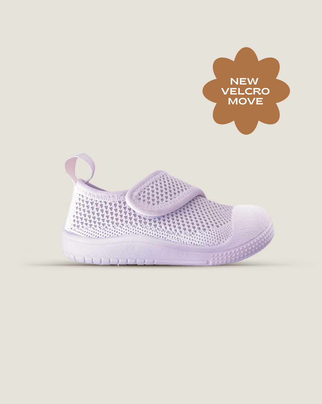 SOHLS® Velcro MOVE Toddler Shoe – Lilac Haze