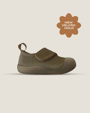 SOHLS® Velcro MOVE Toddler Shoe – Earthstone Brown