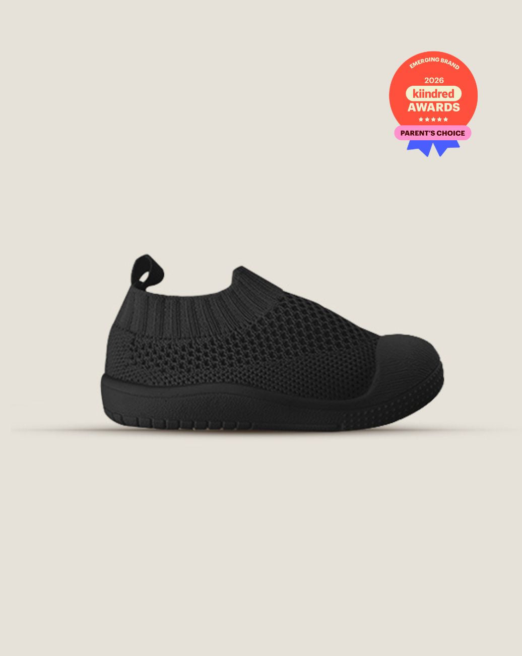 SOHLS® Slip-on Toddler Shoe – Onyx Black