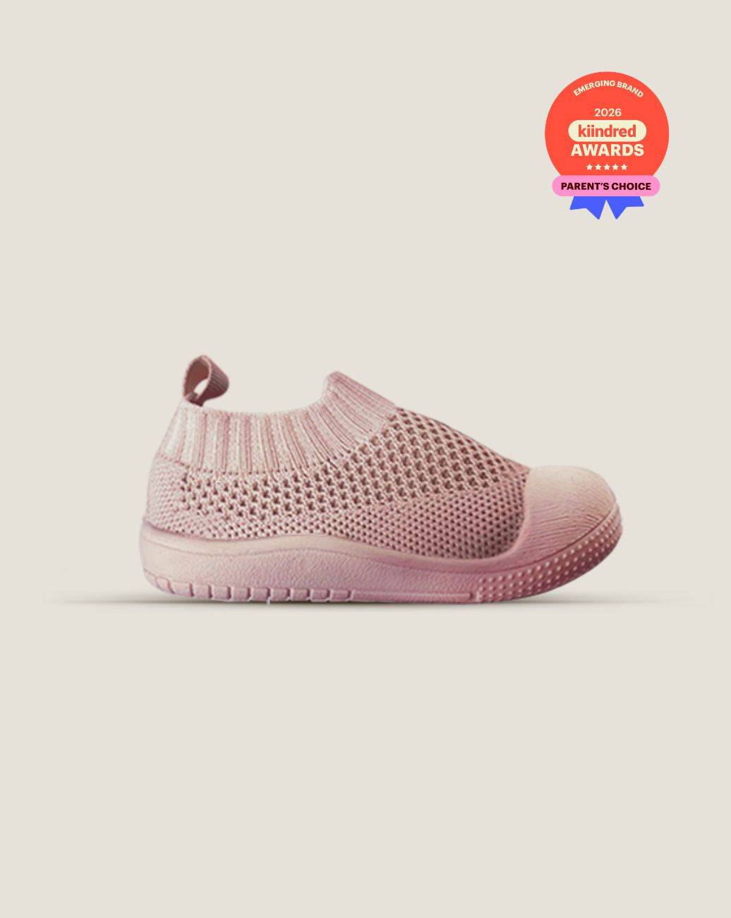 SOHLS® Slip-on Toddler Shoe – Dusty Rose