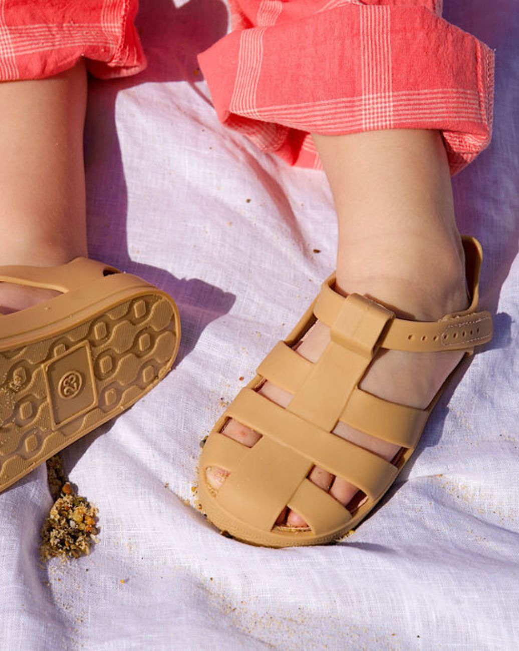 SOHLS® Kids Jelly Sandal – Sand