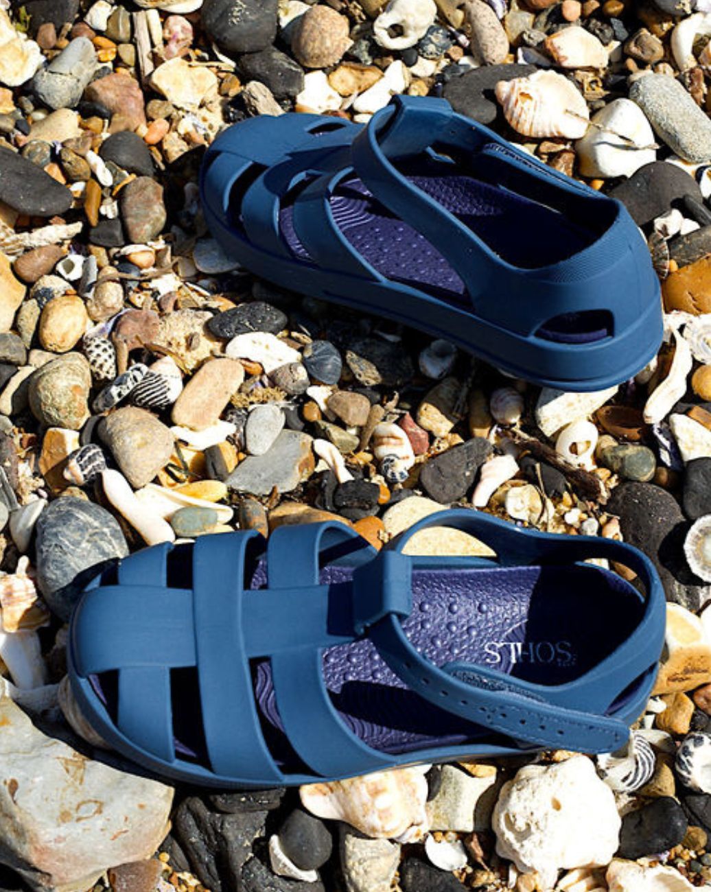 SOHLS® Kids Jelly Sandal – Navy