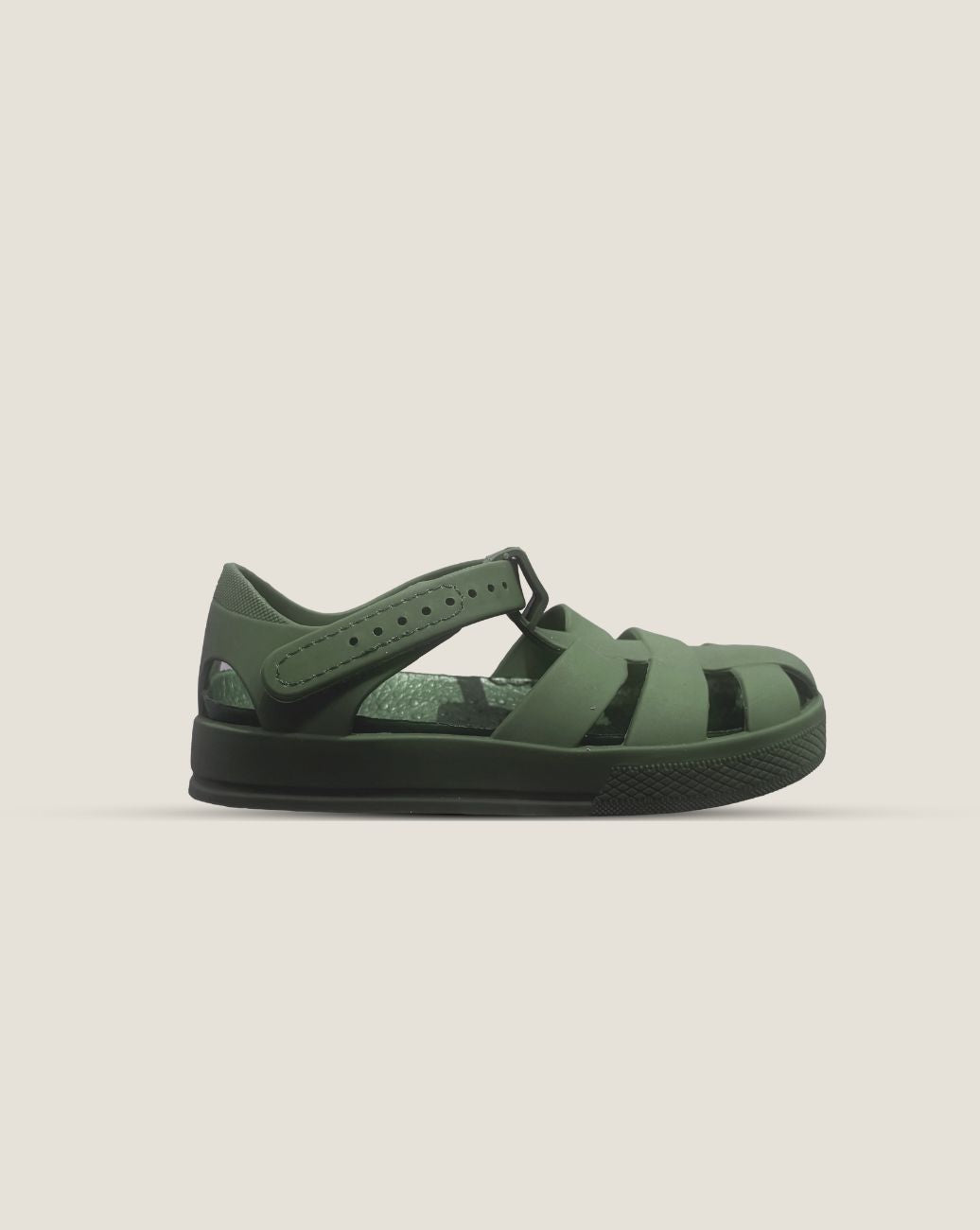 SOHLS® Kids Jelly Sandal – Olive Green