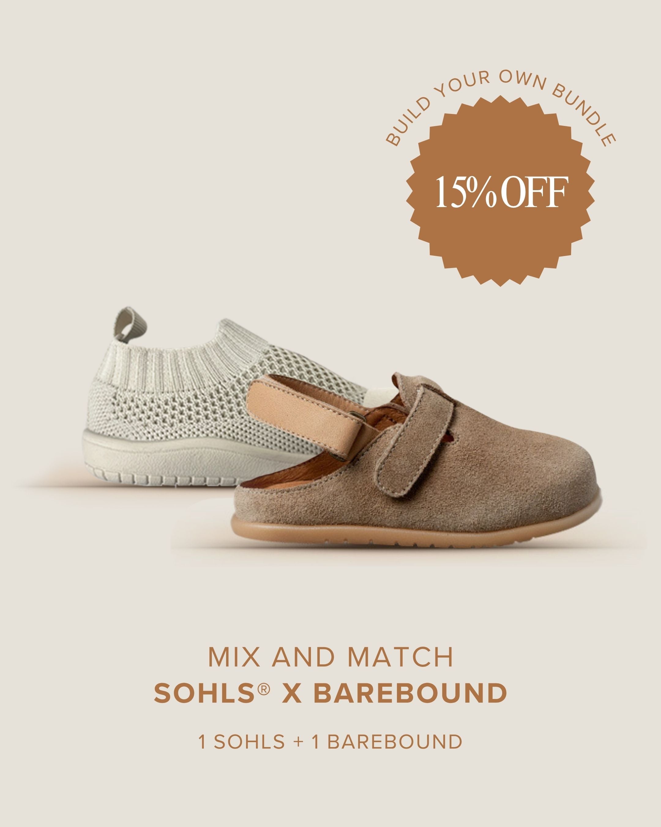 Mix and Match: SOHLS® x Barebound | 15% OFF