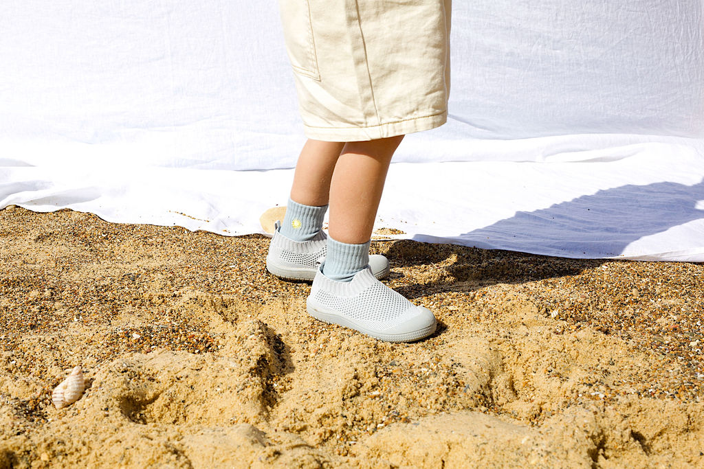 SOHLS Premium Grip Socks – 3 Pack Blue/Neutral