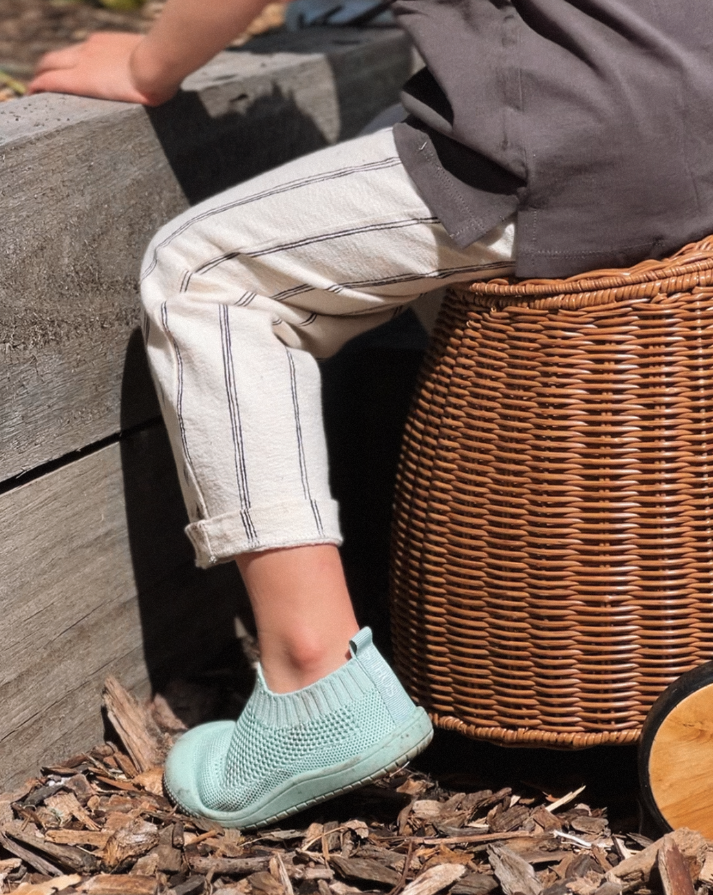 SOHLS Slip-on Toddler Shoe – Sage Mist